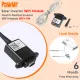 PowMr Mppt 6.2kw On-grid/Off-grid Hybrid Inverter Max PV Input 500vdc Built-in 120A Solar Charger Controller Support Lithium Battery 48V Pure Sine Wave Solar Inverter. 