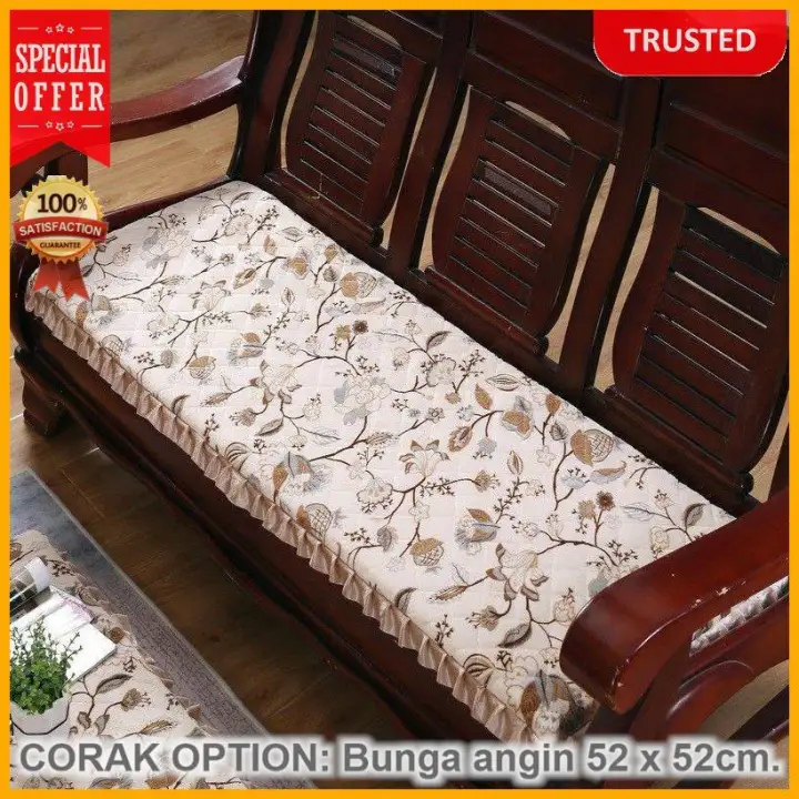Sofa Sarung Bantal Sarung Kusyen Slip Slip Yang Boleh Ditanggalkan Dan Membasuh Sofa Pad Dengan Sofa Kayu Pepejal Yang Mewah Tiga Orang Duduk Kerusi Panjang Kerusi Lazada