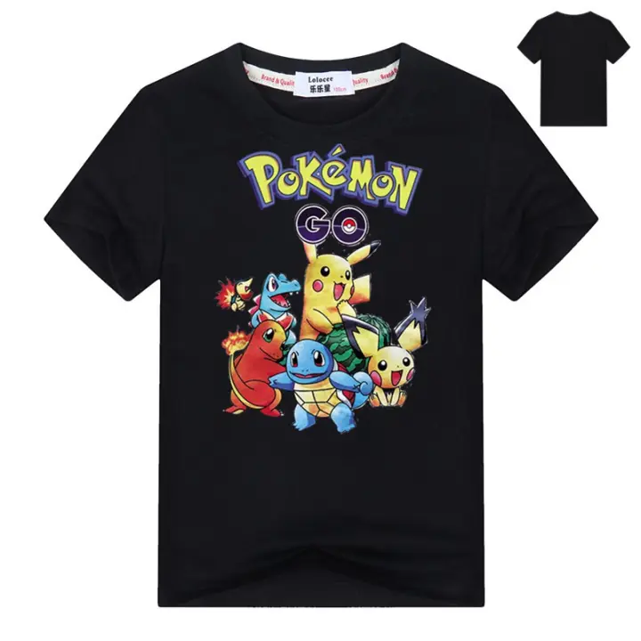 Boys Pokemon Group Tee Shirt Unisex 