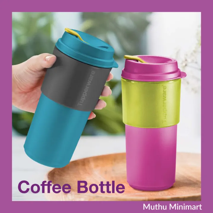 Original Tupperware || Coffee Bottle Mug | Botol Kopi Mug 400ml