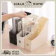 Magazine Box File Foldable File Stand Document File Storage Box Desktop Organizer Fail Lipat File Storage Holder A4 File Magazine Holder  Rak Buku  Book Stand File Folder. 