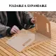 Foldable Outdoor Windshield 3 4 Fold Top Stove Windscreen Wind Sheild Portable Camping Cooking Cookware Pot Grill Pan. 