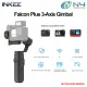 INKEE Falcon Plus Gimbal Stabilizer 3-Axis Action Camera Handheld Compatible for GoPro 11/10/9/8 Go Pro Media Mod. 