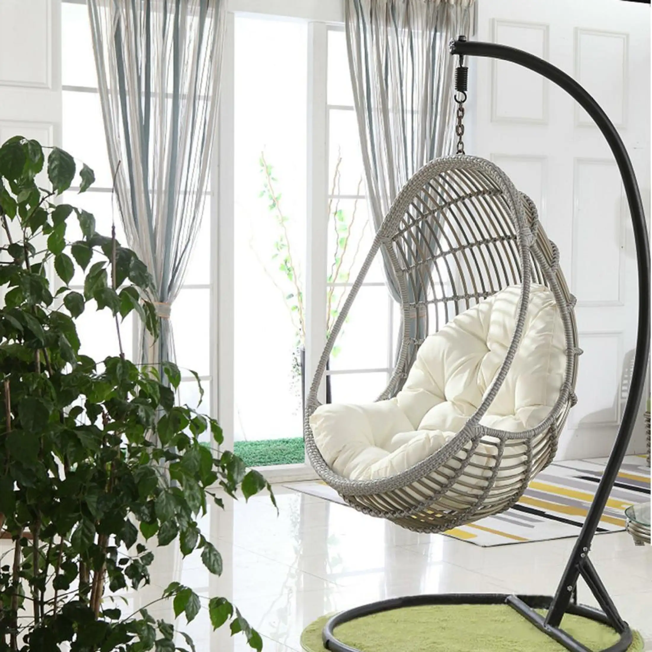 Swing Hanging Basket Seat Cushion, How Much Does A Hanging Egg Chair Cost In Philippines
