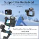 INKEE Falcon Plus Gimbal Stabilizer 3-Axis Action Camera Handheld Compatible for GoPro 11/10/9/8 Go Pro Media Mod. 