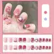 POP🔥🔥🔥Y2k Graffiti Square Short Fake Nails Art Lattice Press on False with Designs Set Gradient Nail Tips Kiss Display Clear Tipsy Stick. 