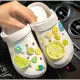 14pcs Summer Lemon croc jibbitz Charm Button Shoes Charm-croc /jibbitz /Button croc /Charm/DIY [shoes not include]. 