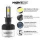 Nighteye 72W Best 9000LM 6500K H3 LED Headlight Driving Fog Light Lamp Bulb DRL - H3. 