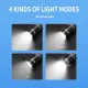 Smiling Shark SD7151 LED Mini Flashlight Super Bright Key Chain Torch Light 4Mode Type-c Rechargeable Lighting Waterproof Convenient Lightweight. 