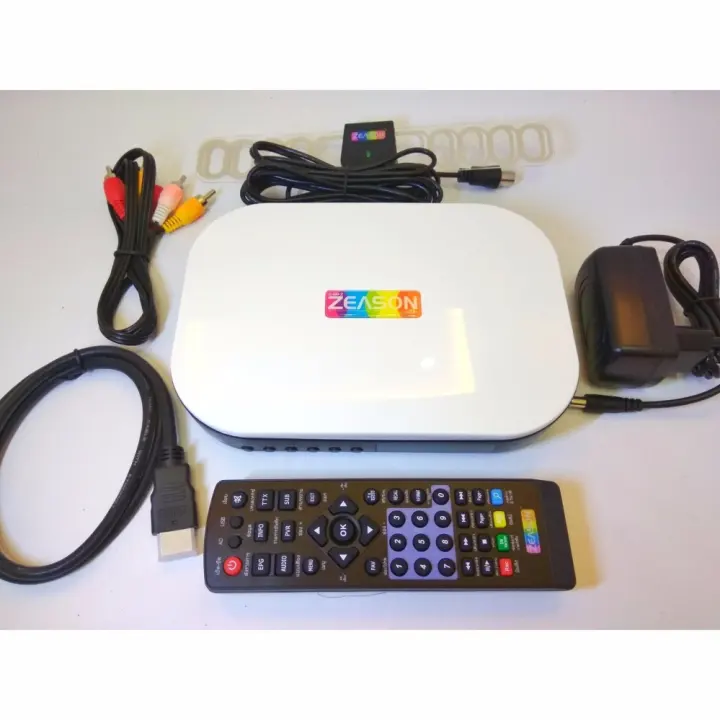 Zeason Mytv Combo Package Dvb T2 Hd Decoder 5e Digital Antenna 10m Antenna Cable Lazada