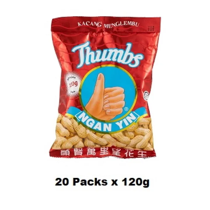 20 Packs Cap Tangan Ngan Yin Groundnuts 120g Local Ready Stocks Largest Wholesaler Jb Lazada