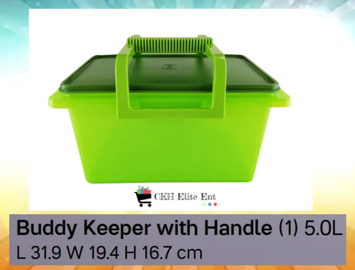 Tupperware Buddy Keeper with Handle 5.0L