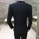 3 Piece Suit Men Blazer Lelaki Set Baju Tuxedo Slim Fit Blazer Men Formal Business Wedding Korean Office Coat Plus Size. 