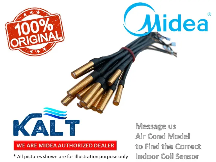 Original] Midea Original Air Conditioner Indoor Coil Sensor  Lazada