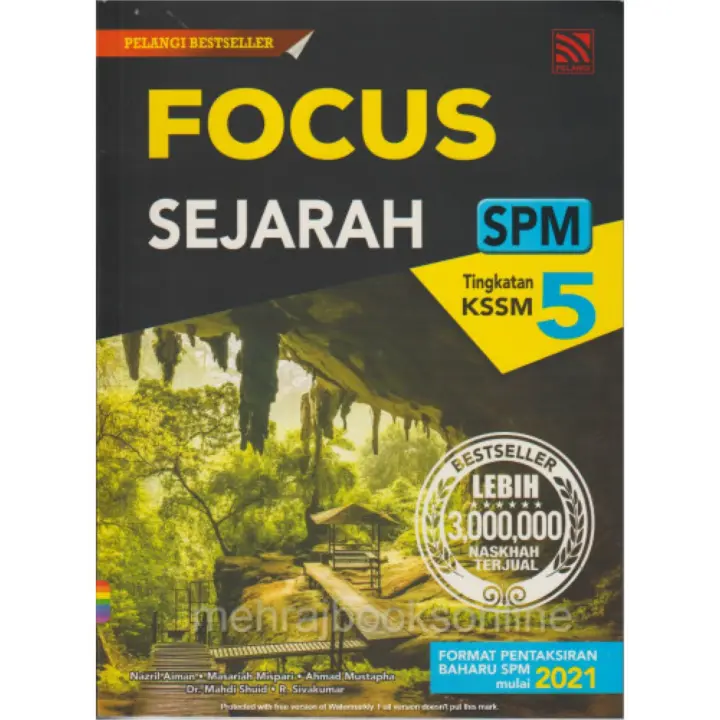Pelangi Buku Rujukan Focus Spm Sejarah Tingkatan 5 Kssm 2021 Reference Spm 2021 Form 5 Lazada