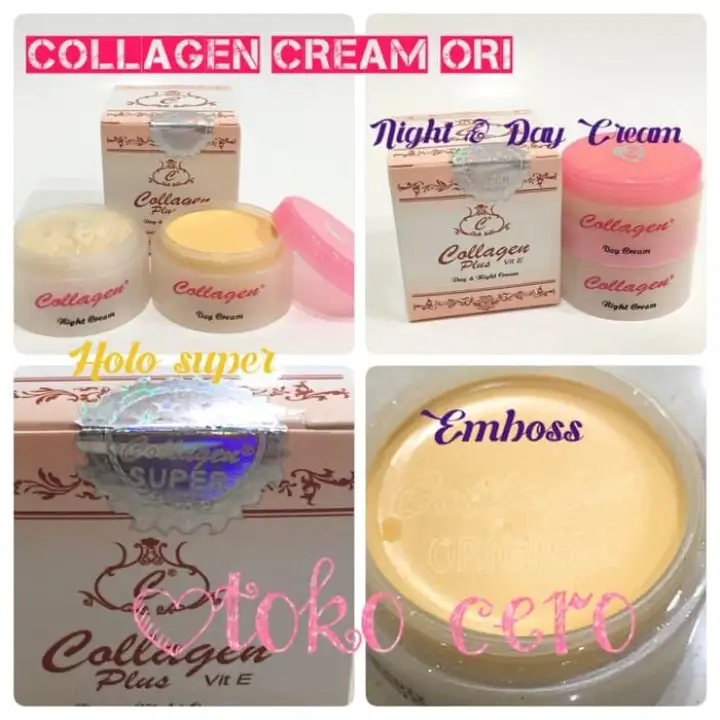 Original Collagen Plus Vit E Day Cream Night Cream Soap Full Set Lazada