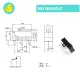 Micro Limit Switch Push Button 250VAC 1A. 