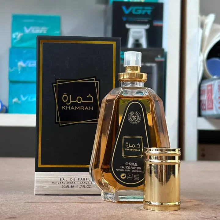 Khamrah EDP by Zaafaran Eau De Parfum Vanilla Sweet Warm Spicy Woody Fragrance For Men and Women 50ml