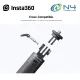 Insta360 Mini 2-in-1 Tripod Compatibility: X3 / Link / ONE RS / ONE R / ONE X2 / GO 2 / ONE X Selfie Tripod Selfie Stick. 