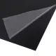 1pc New 300*300*0.5mm Black ABS Plastic Sheet Flexible Smooth Back High Quality. 