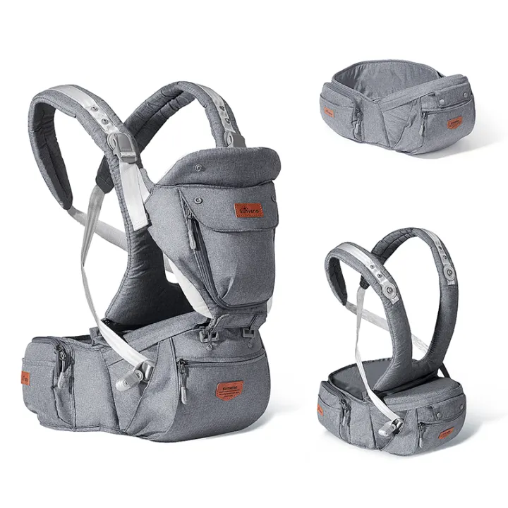 Baby Carrier with Detachable Hip Seat