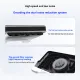 Flydigi BS2 BS2 Pro BS1 Laptop Cooling Pad Wind-Pressure Closed-Loop Turbo-Fan Dual Noise Reduction Intelligent Temperature Control 3-Angle Adjustable RGB Laptop Cooling Stand Wide Compatibility 15.6 inch-21 inch. 