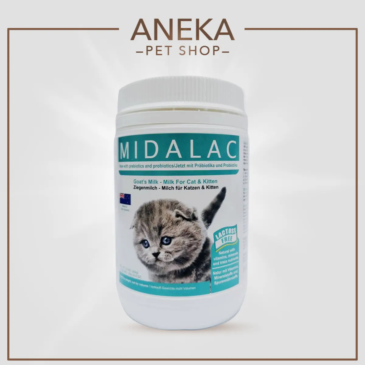 Midalac Goatu0027s Milk for Cats u0026 Kittens - 200g - Susu Kucing Kitten dan Ibu  Kucing