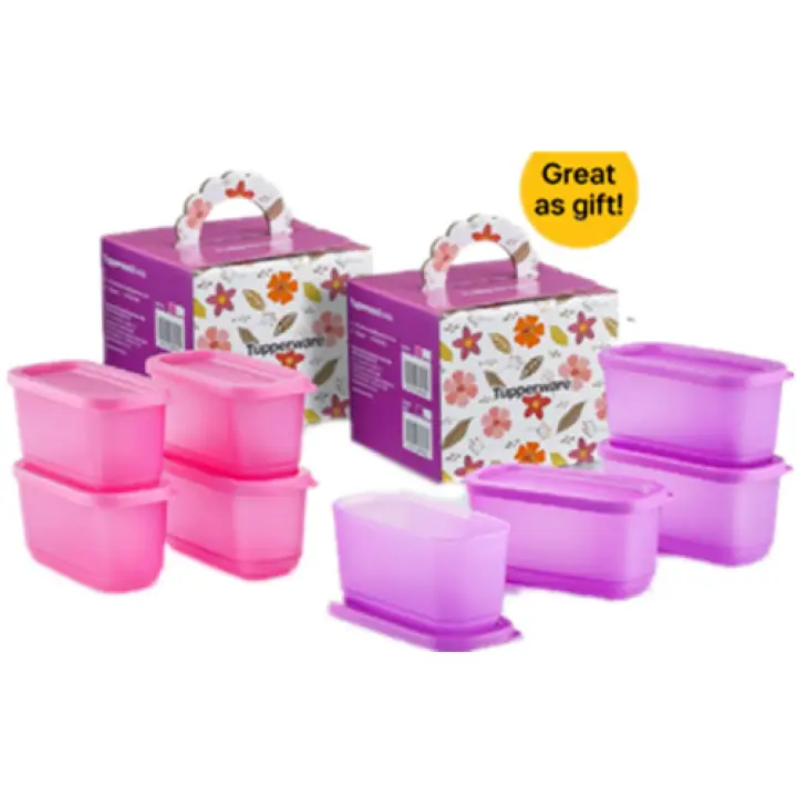 Tupperware Sweet Trinkets Gift Set (1) 250ml Purple/Pink