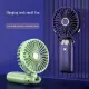 10000mAh Mini Fan USB Rechargeable Mini Fan Adjustable Cooling Fan Handheld Fan with Battery Display. 
