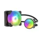 COOLMOON AIO 120 / 240mm RGB LED Fan 4 Pin PWM CPU Water Cooling Radiator for Intel/AMD Multi-Platform CPU Radiator. 