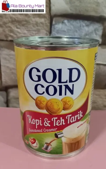 Gold Coin Kopi Teh Tarik Sweetened Creamer Susu Pekat Lazada