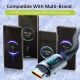 MeeGoo 120W Fast Charger Cable  6A USB to Type C Cable With Led Digital Display QC PD Nylon Data Cord Data transmission Cable COD. 