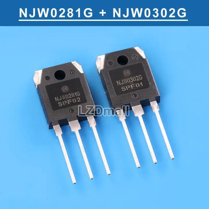 5 Pasang Asli 5 Buah Njw0302g 5 Buah Njw0281g To 3p Njw0302 Njw0281 Npn Pnp 15a 250v 150w Transistor Daya Silikon Baru Lazada Indonesia