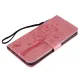 Phone Case For Huawei Mate 30 / 30 Pro / Mate 20 / 20X / 20 Pro / Mate 10 / 10 Pro / Mate 9 Tree Cat Leather Wallet Card Slot Flip Cover Casing. 