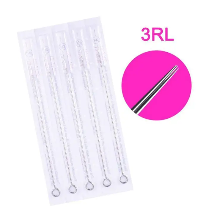 Hot Sales 5 Sticks 3rl Tattoo Needle Premium Tattoo Needles For Diy Hand Poke Stick Lazada Ph
