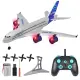 rc plane big size 2.4G Remote Control Plane A380 Airbus 3 Channel RC Plane with Gyro Airlines Toy. 