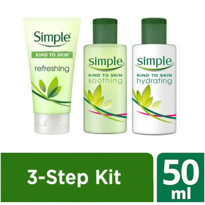 Ready Stock Simple 3 Step Trial Kit 50 Ml Lazada