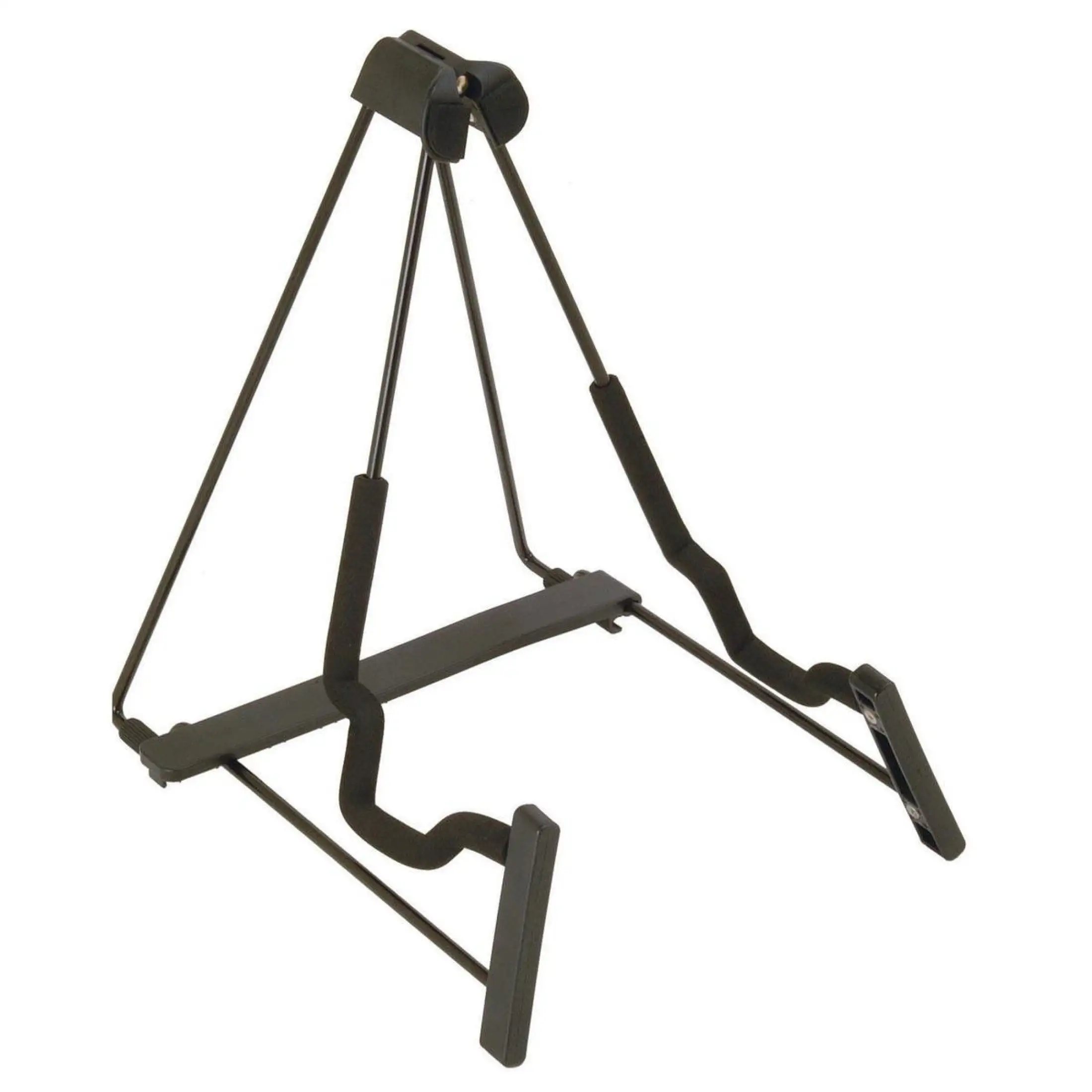 On Stage Wire Folding Guitar Stand for Electric / Acoustic / Bass Guitar GS7655 ( GS 7655 / OSS GS 7655 ) Onstage - B / Black