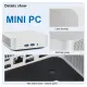 W6 Intel N100 Mini PC Windows 11 32GB RAM DDR4 2TB NVME SSD WiFi 6 Gaming PC Desktop Computer Mini CPU USB 3 HDMI Bluetooth 5.2 Full Featuerd Type-C Intel N100. 
