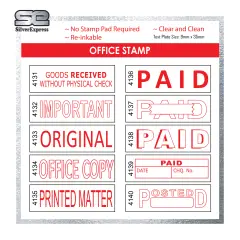 Office Stamp Customer Copy Collect Circular Cancelled Copy Certified True Copy Completed Confidential Draft Rubber Stamp Self Inking Stamp Stock Stamp Chop Lazada