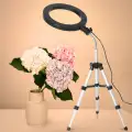 Selens 16cm 20cm 6 Inches Double Triple LED Ring Light Kit With Tripod Stand and Flexible Arm For Vlog Vlogging Video Beauty Makeup Youtuber Blogger Omni-directional Fill Light. 