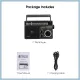 Retekess TR618 Portable AM FM SW Radio, Ultra-long Battery Life, High-quality Radio, Best Reception Radio, Supports SD, TF, USB, Suitable for Family and Elderly Use. 