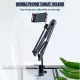 Lazy Holder Long Arm Clamp Mobile Phone Tablet Stand Holder 360 Rotating Adjustable Telescopic Lazy Bracket Bed Desk Table Stand. 