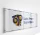 Custom Acrylic Signage with Bolt Nut | Bevel Edge Frame Display | UV Printing | Office Signboard | Company Sign (15x15cm up to 120x240cm). 