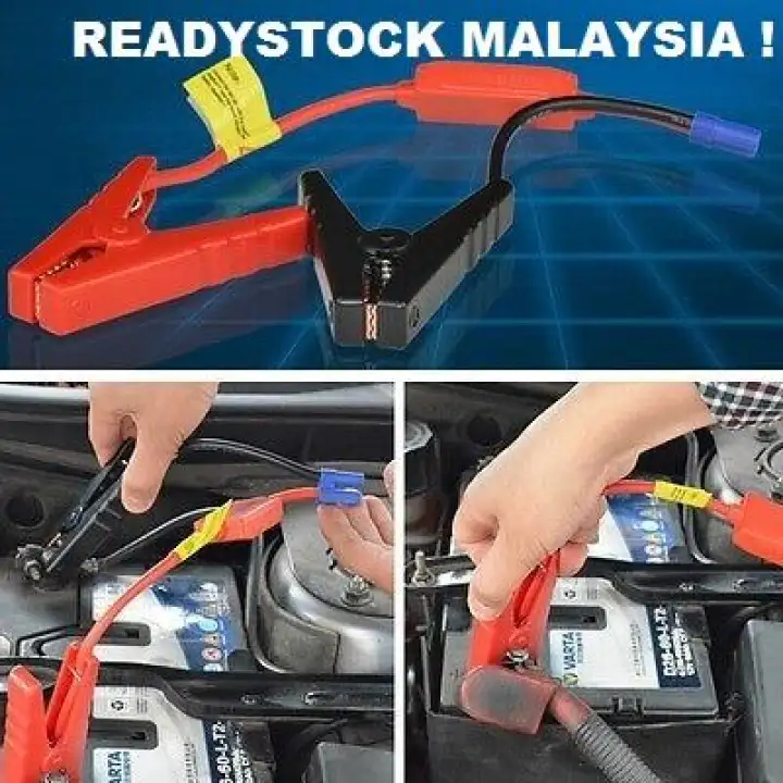 Booster Cables Car Battery Connections Jumpers Jump Start Prevent Reverse Charge