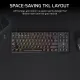 CORSAIR K70 CORE TKL WIRED RGB BLACK MECHANICAL GAMING KEYBOARD (MLX RED) - CH-911911E-NA. 