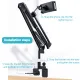 Lazy Holder Long Arm Clamp Mobile Phone Tablet Stand Holder 360 Rotating Adjustable Telescopic Lazy Bracket Bed Desk Table Stand. 
