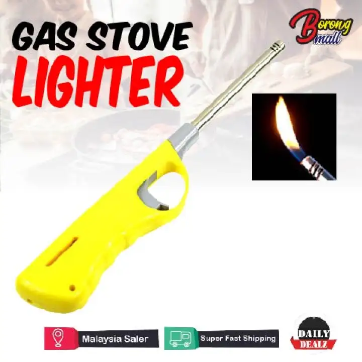 Kitchen Stove Lighter Gun Fire Starter Adjustable Flame Safety Lock Pemetik Api Dapur Lazada