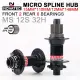 NOVATEC Micro Spline Hub 32 Holes MTB MS Cubes Axle Boost 12 Speed Mountain Bike Hubs For Shimano M6100 M7100 M8100 12S Bicycle. 