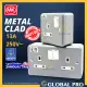 SIRIM MK Metal Clad Switch Heavy Duty Socket 13A Switch Socket Outlet Suis Soket Industrial Socket Double Switch Socket. 